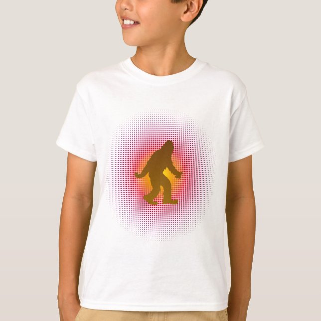 Sasquatch Vector Sprite Pow! Tee Shirt (Framsida)