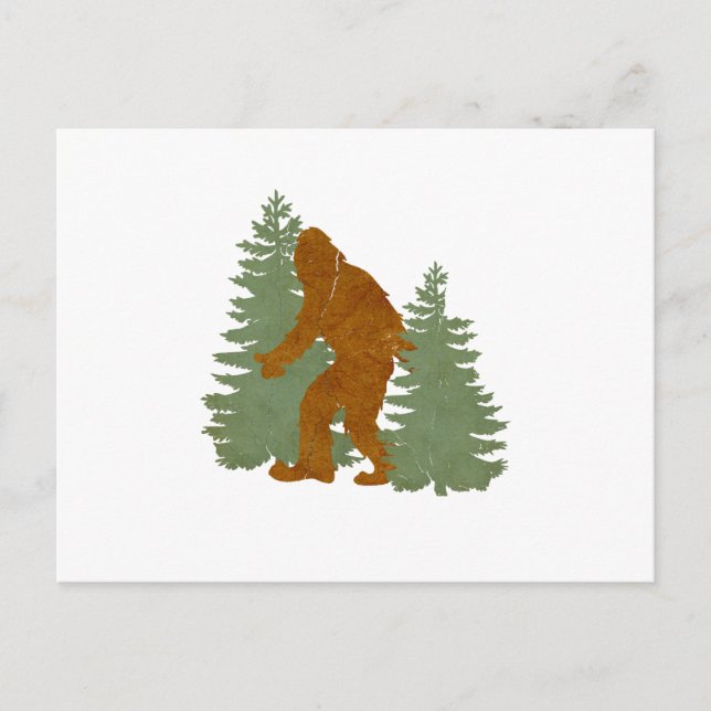 Sasquatch Vykort (Framsida)
