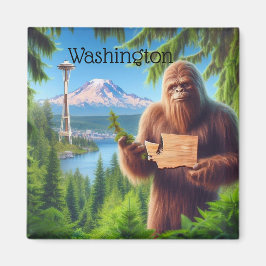 Sasquatch Washington Souvenir Travel Gift Magnet