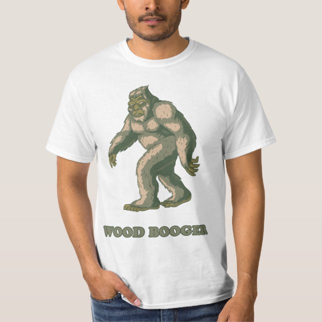 Sasquatch: Wood Booger T Shirt (Framsida)