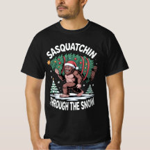 Sasquatchar genom snön