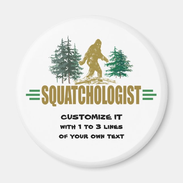 Sasquatching, Sasquatch Hunters Magnet (Framsidan)