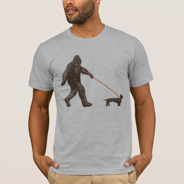 Sasquatchs bästa vän t-shirt (Framsida)