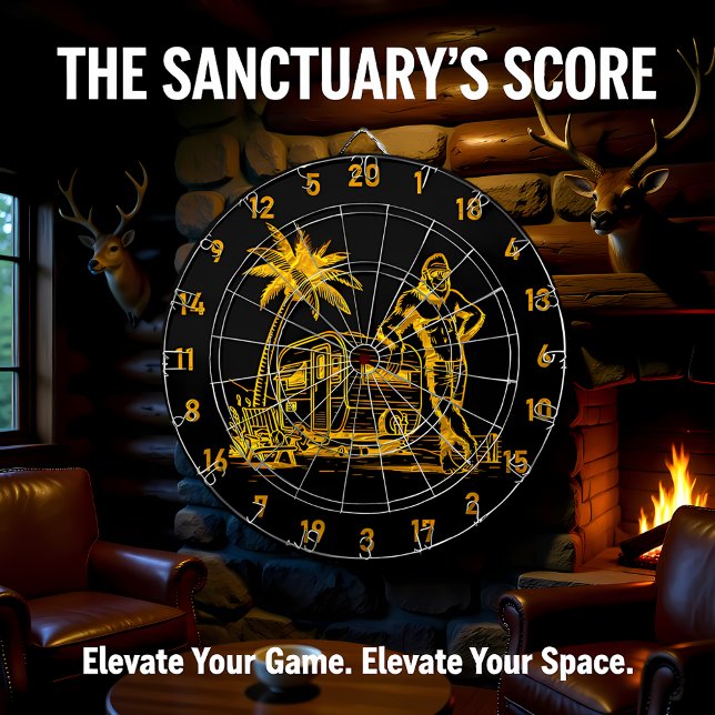 Sasquatch's Secret Hobby ReveLD Darttavla (Skapare uppladdad)