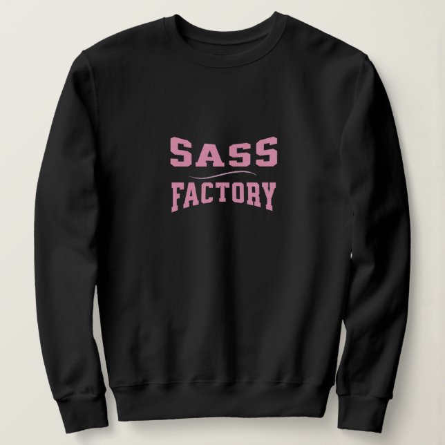 Sass Factory - Lustigt T Shirt (Design framsida)