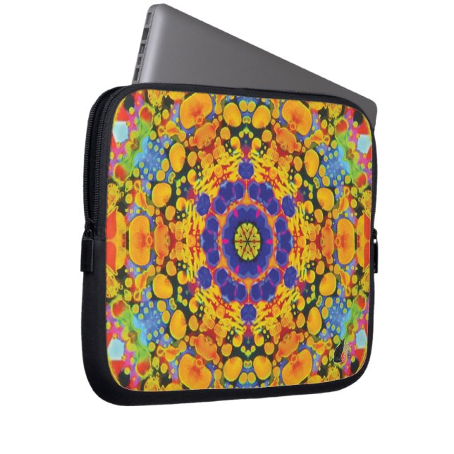Sassafras Kaleidoscope Laptop sleeve (Framsidan Höger)