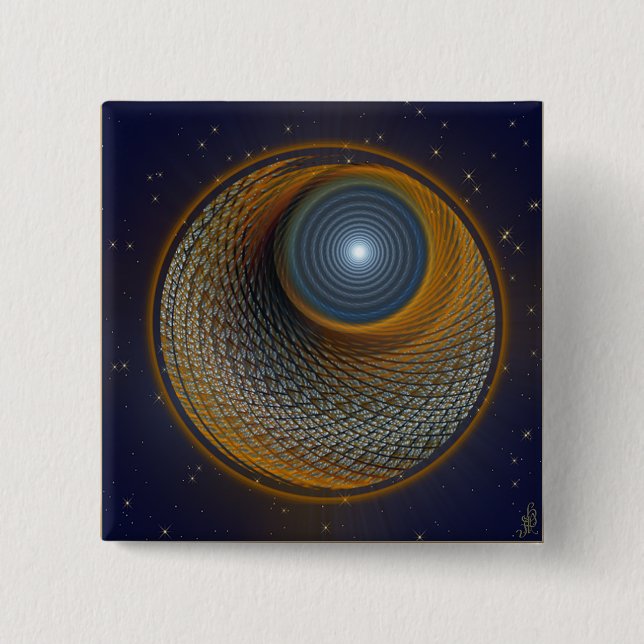 Sassafrasbävermåne Knapp (Framsida)