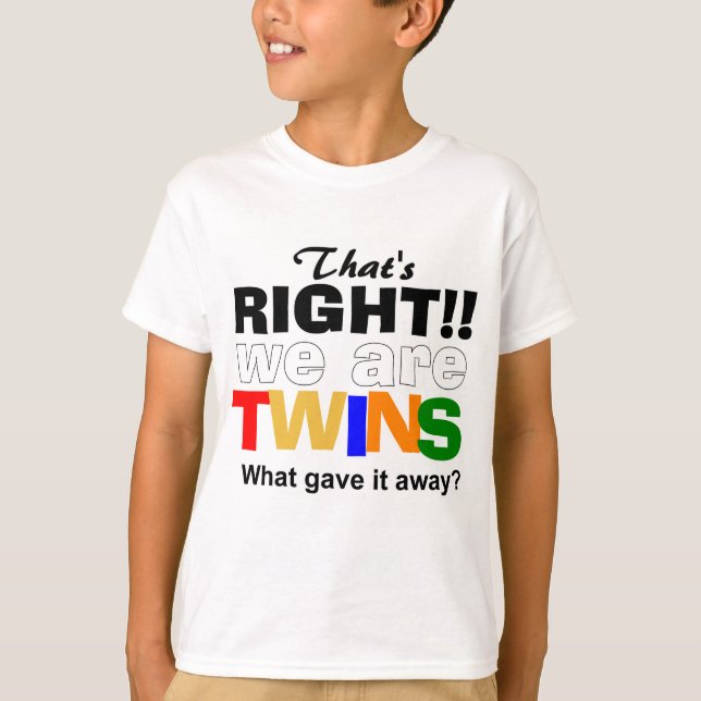 sassande twillingar t shirt (Framsida)