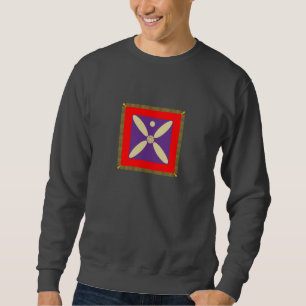 Sassanid den persiska väldeflagga lång ärmad tröja