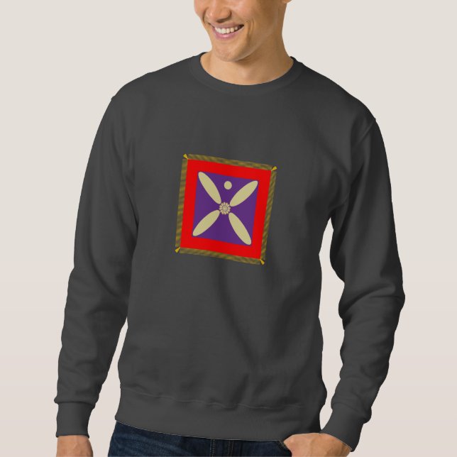 Sassanid den persiska väldeflagga lång ärmad tröja (Framsida)