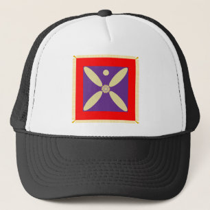 Sassanid den persiska väldeflagga truckerkeps