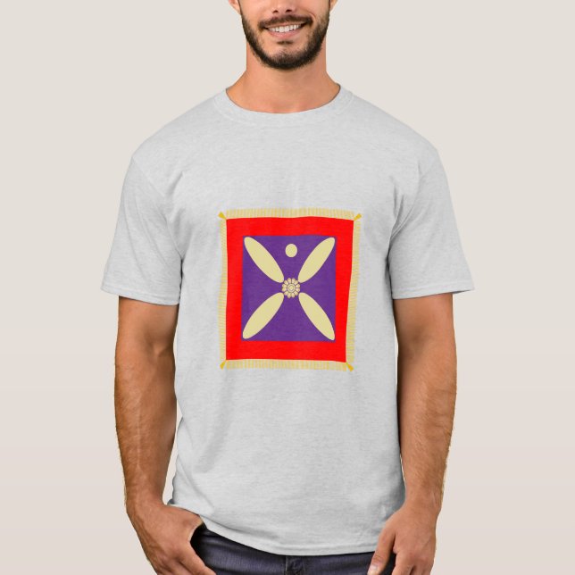 Sassanidiska persiska rikets flagga tee (Framsida)