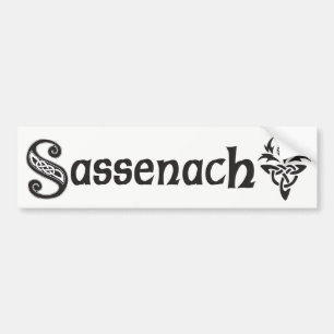 Sassenach - Celtic Thistle Bildekal