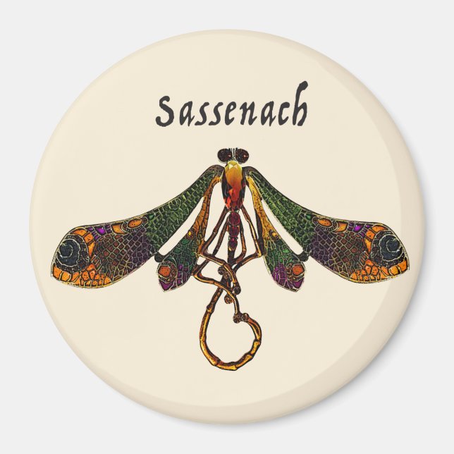 Sassenach Dragonfly Magnet (Framsidan)