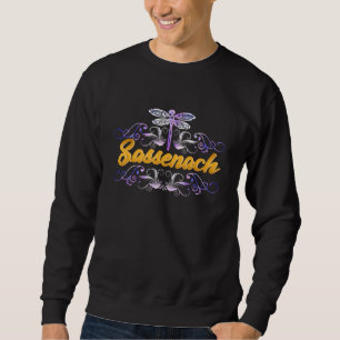 Sassenach Outlander Blue Dragonfly Lång Ärmad Tröja