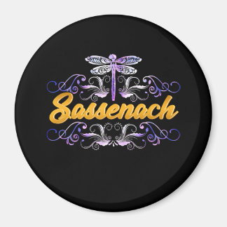 Sassenach Outlander Blue Dragonfly Magnet