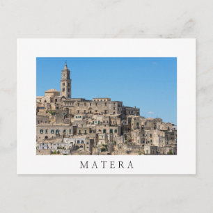 Sassi di Matera City i Italien Vykort