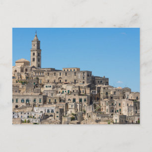 Sassi di Matera City i Italien Vykort