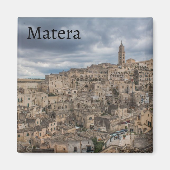 Sassi di Matera, Italien Magnet (Framsidan)