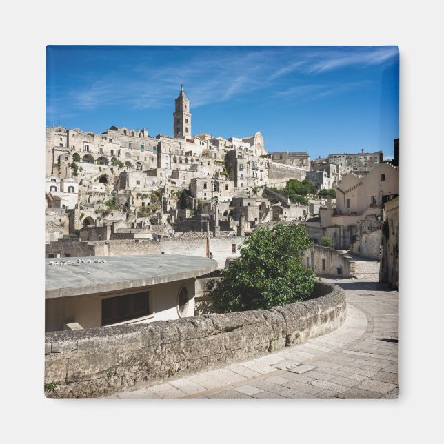Sassi di Matera Old city Magnet (Framsidan)