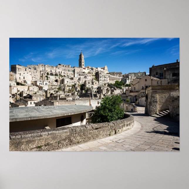 Sassi di Matera Old city Poster (Framsidan)