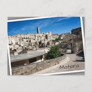 Sassi di Matera Old city Vykort