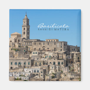 Sassi diMatera stad i italien Magnet