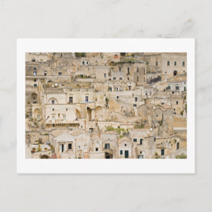 Sassi Houses, Matera, Basilicata, Italien Vykort