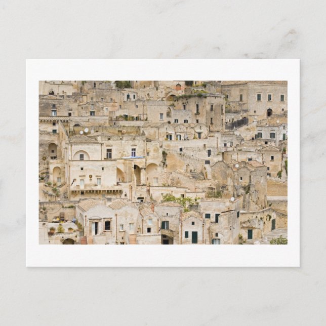 Sassi Houses, Matera, Basilicata, Italien Vykort (Framsida)