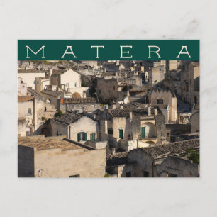 Sassi of Matera Basilicata Italien Vykort