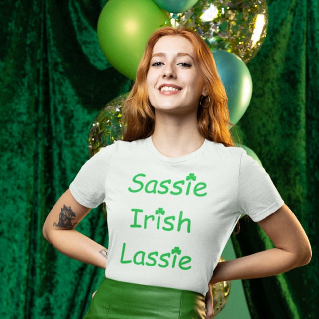 Sassie Irish Lassie T Shirt (Skapare uppladdad)