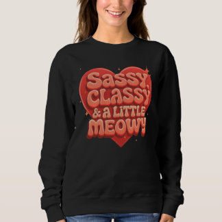 sassig, klassig och lite mjaoig t shirt