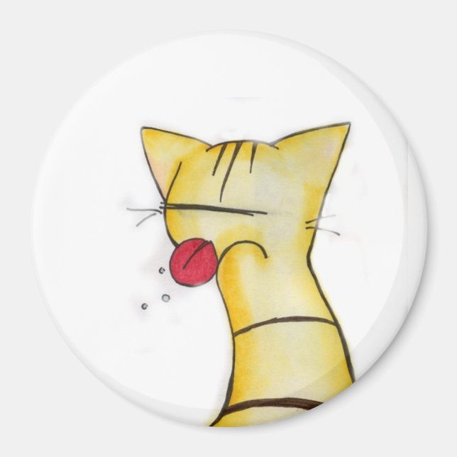 sassisk katt magnet (Framsidan)