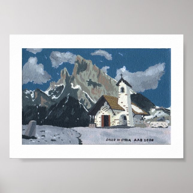 Sasso di Stria Poster (Framsidan)