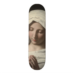 Sassoferrato - Madonna i bön Mini Skateboard Bräda 18,5 Cm