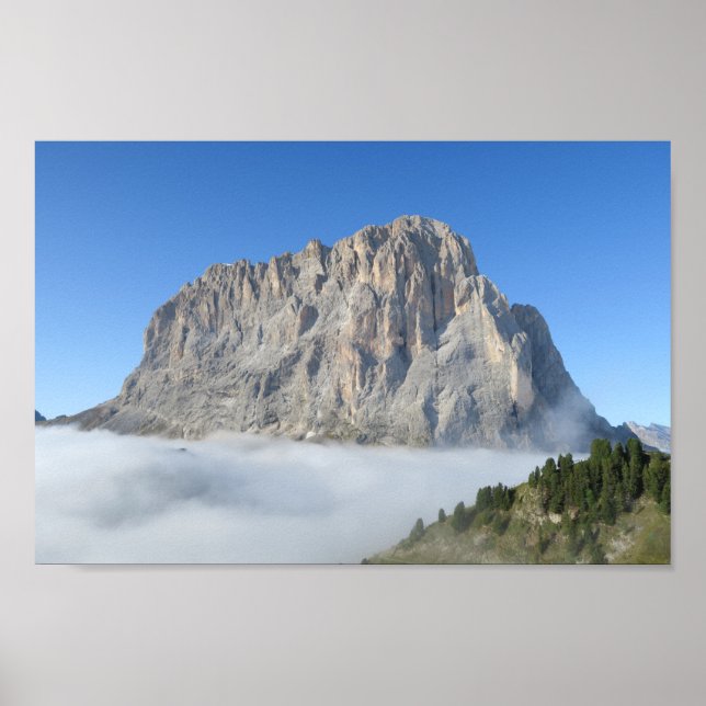 Sassolungo Dolomites Poster (Framsidan)