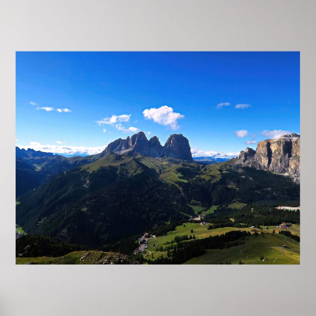 Sassolungo Group Dolomites Poster (Framsidan)