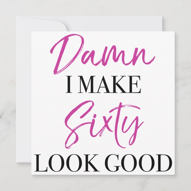 Sassy 60:e födelsedagen (Framsida)