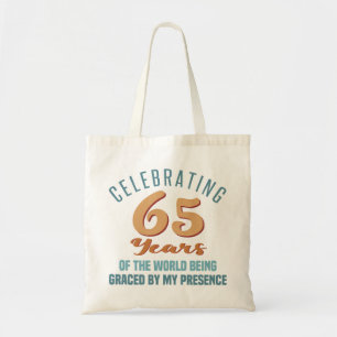 Sassy 65e Birthday Attityd Tygkasse
