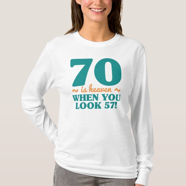Sassy 70:e födelsedagen tröja (Framsida)