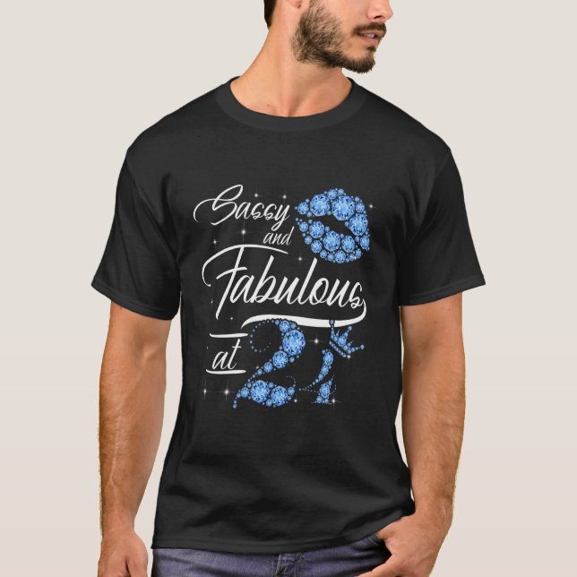 Sassy and Fabulous at 24 Years 24th Birthday C T Shirt (Framsida)
