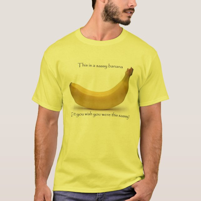 Sassy banan tee (Framsida)