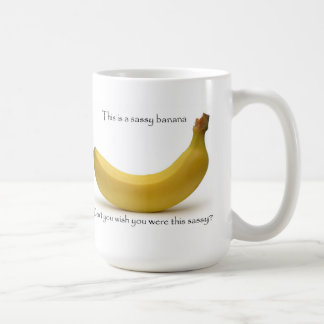 Sassy bananmugg kaffemugg