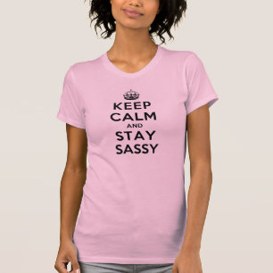 Sassy behållalugn och stag tee
