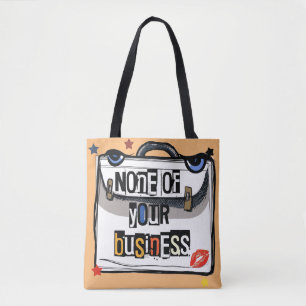 Sassy Briefcase: Mind din egen bivax shoulder Tygkasse