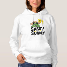 Sassy but Sunny Frog Design - Lårdammar T Shirt