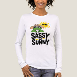 Sassy but Sunny Frog Design - Lårdammar T Shirt