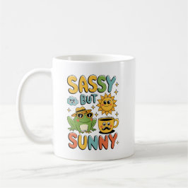 Sassy but Sunny - Lustigt Frog Summer Kaffemugg