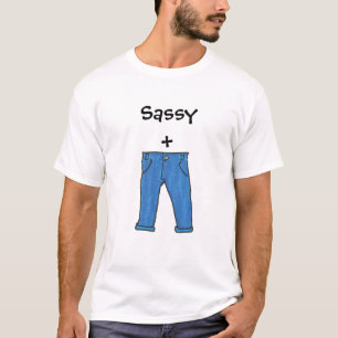 Sassy byxort-skjorta tee