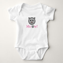 Sassy Cat Baby Bodykostym T Shirt